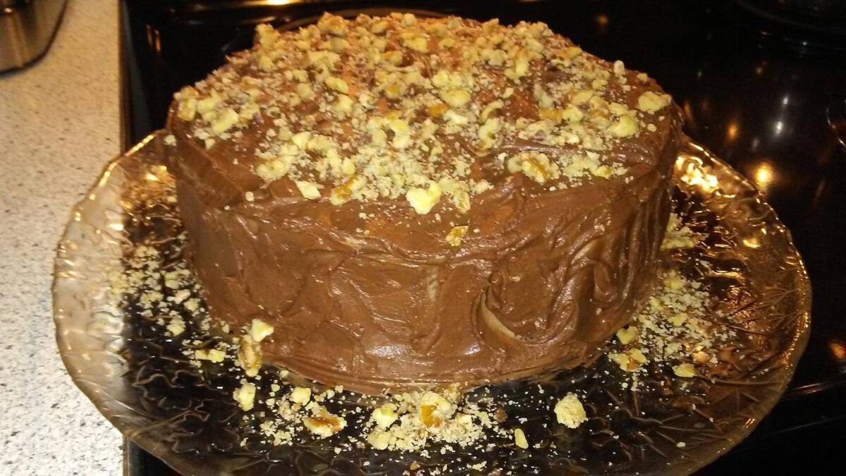 Another chocolate walnut cake