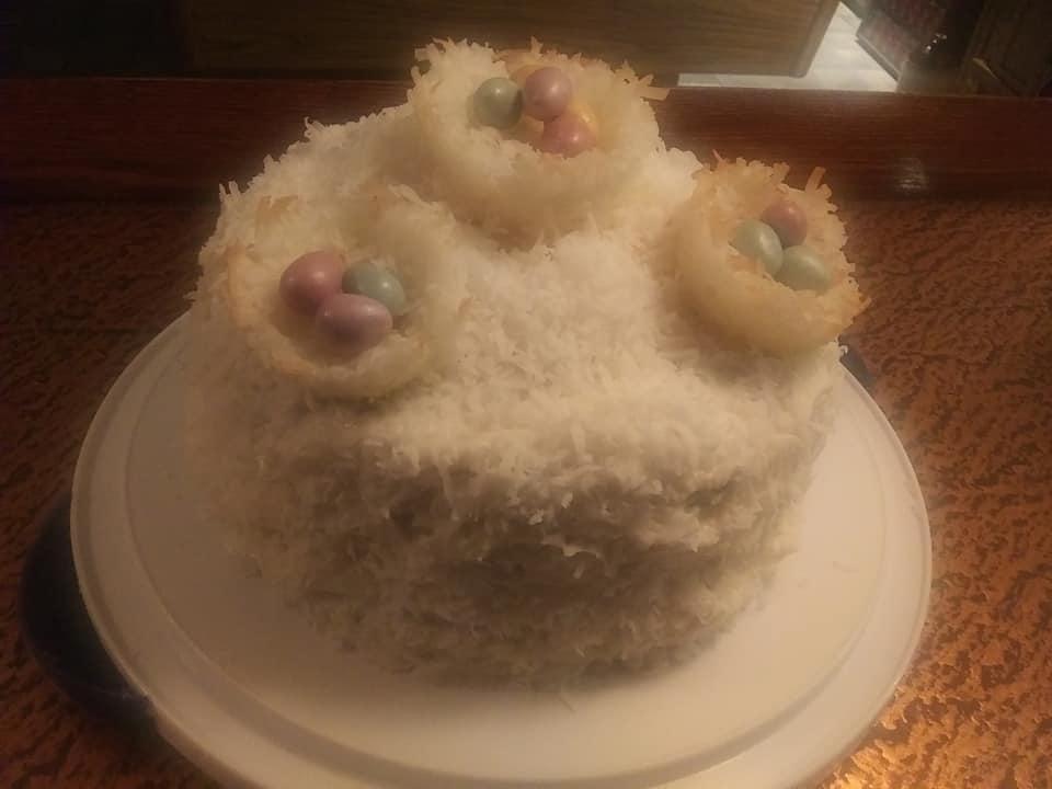 Bird's nest cake